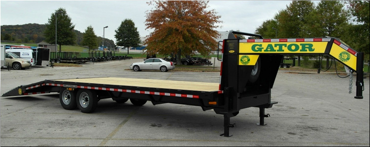Gooseneck flat bed trailer for sale14k  Shelby County, Kentucky